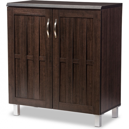Excel Sideboard Storage Cabinet in Dark Brown Finish
